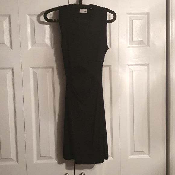 NWOT Aritzia Wilfred Free Black Elsa Cutout Dress size S - Picture 3 of 6